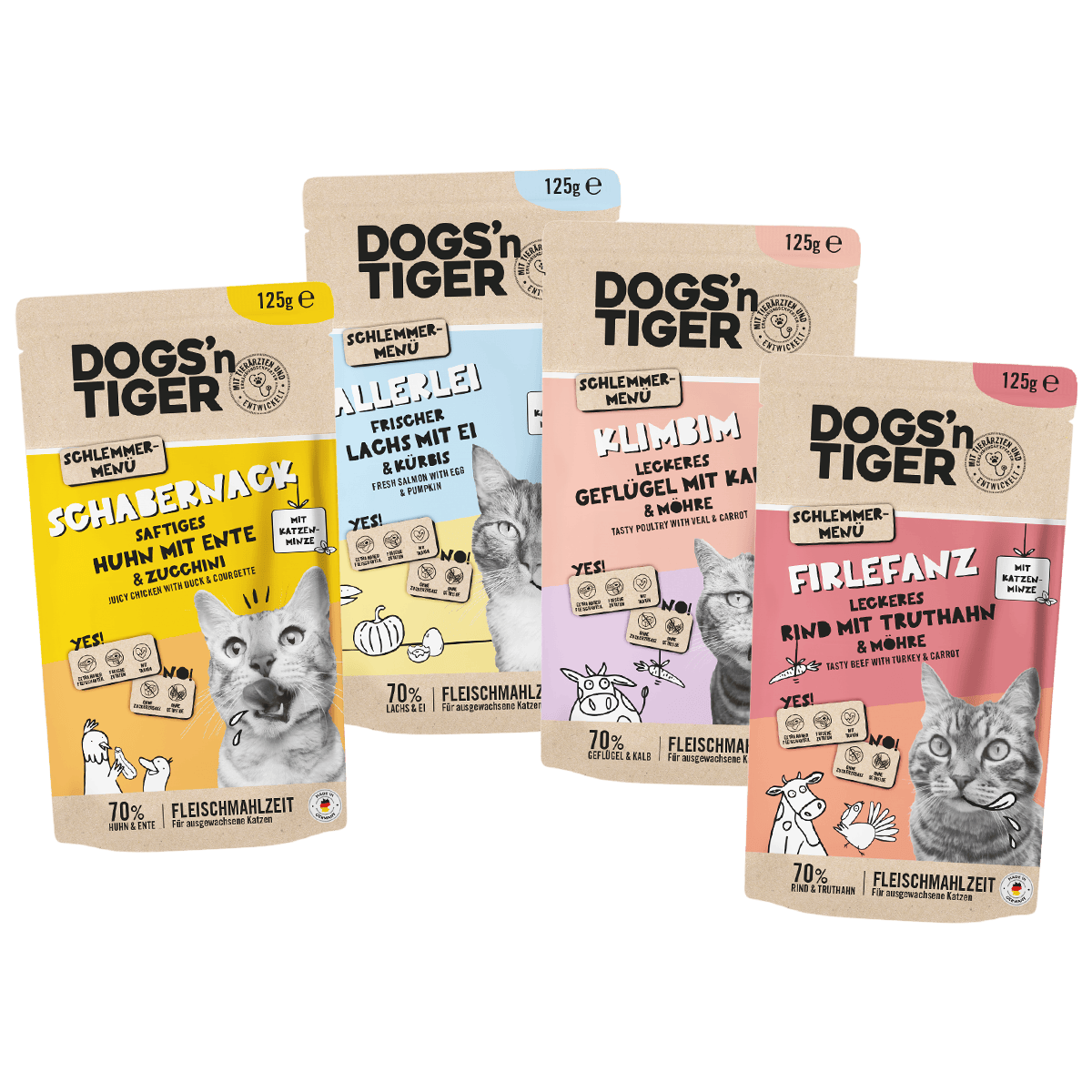 Dogs’n tiger adult cat food, gourmet package, wet food for cats, grain -free - Image 3