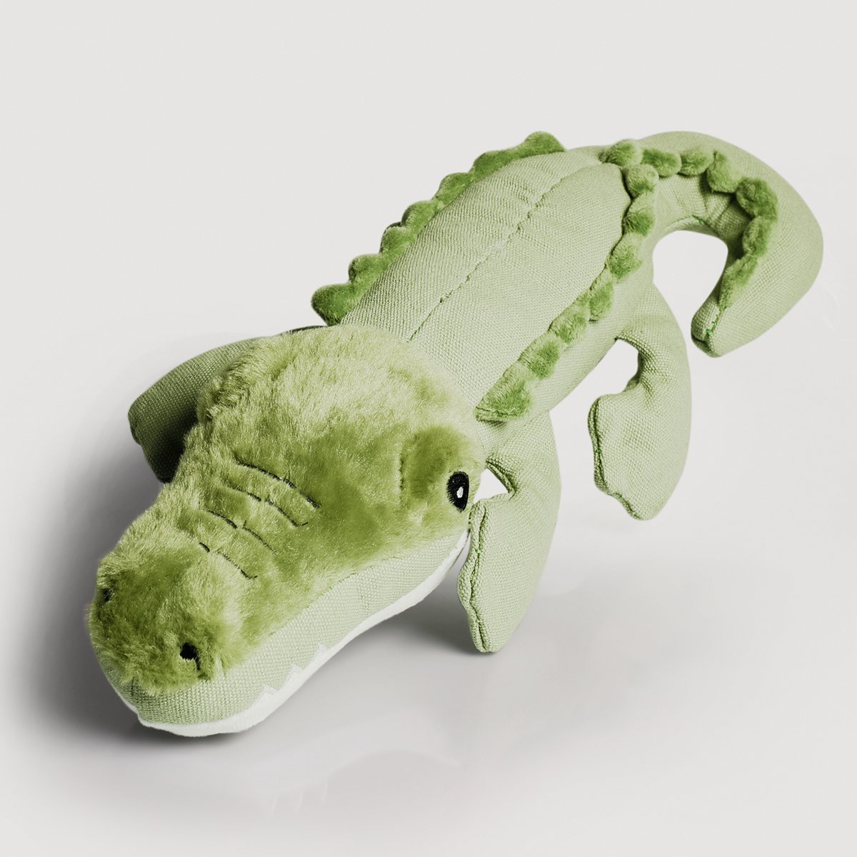ne & no dog toy - dog die with squeaker i toy from canvas: Keckes Krokodil Kris