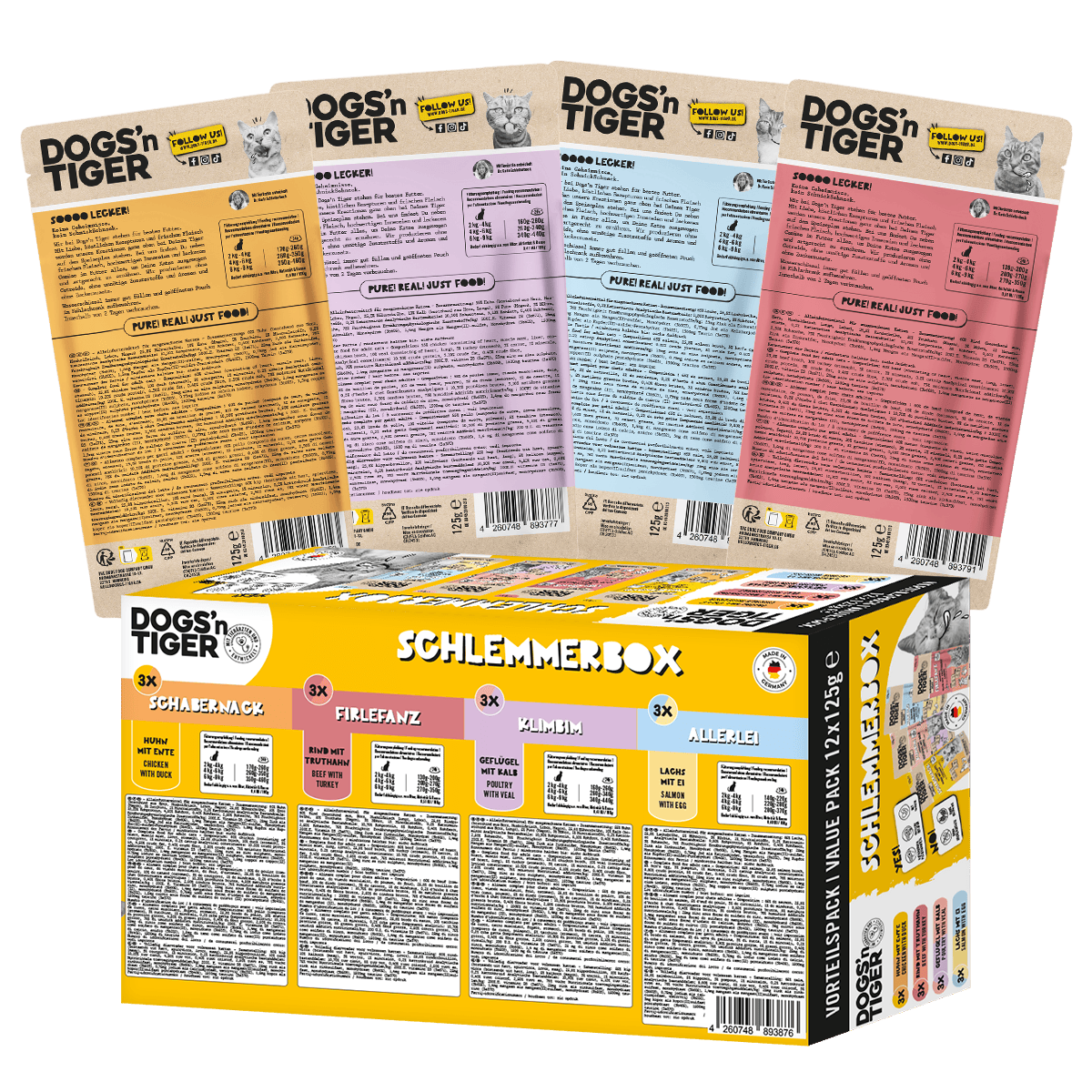 Dogs’n tiger adult cat food, gourmet package, wet food for cats, grain -free - Image 2